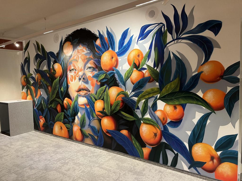 Coworking Space Interior Mural