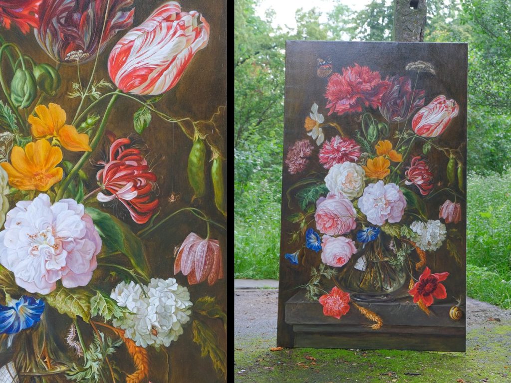 Classical Floral Still Life Oil Painting
