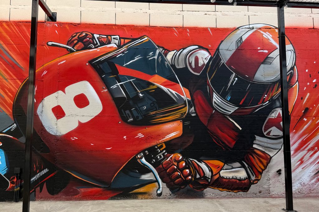 “Adrenaline” Racing Mural for Moto Tracker