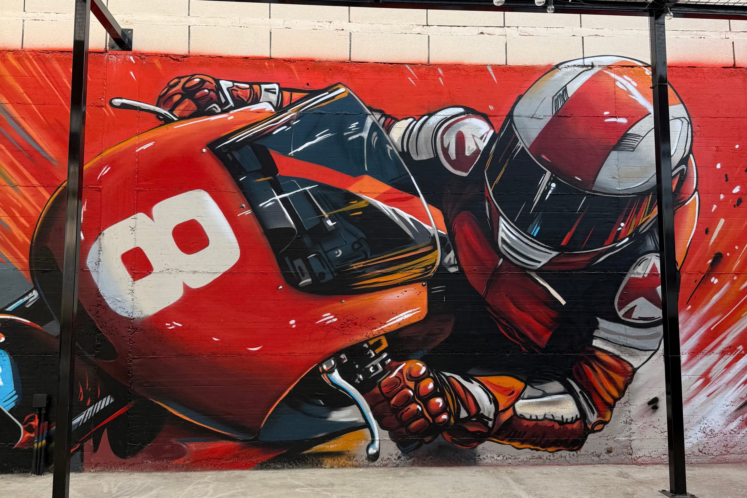 “Adrenaline” Racing Mural for Moto Tracker