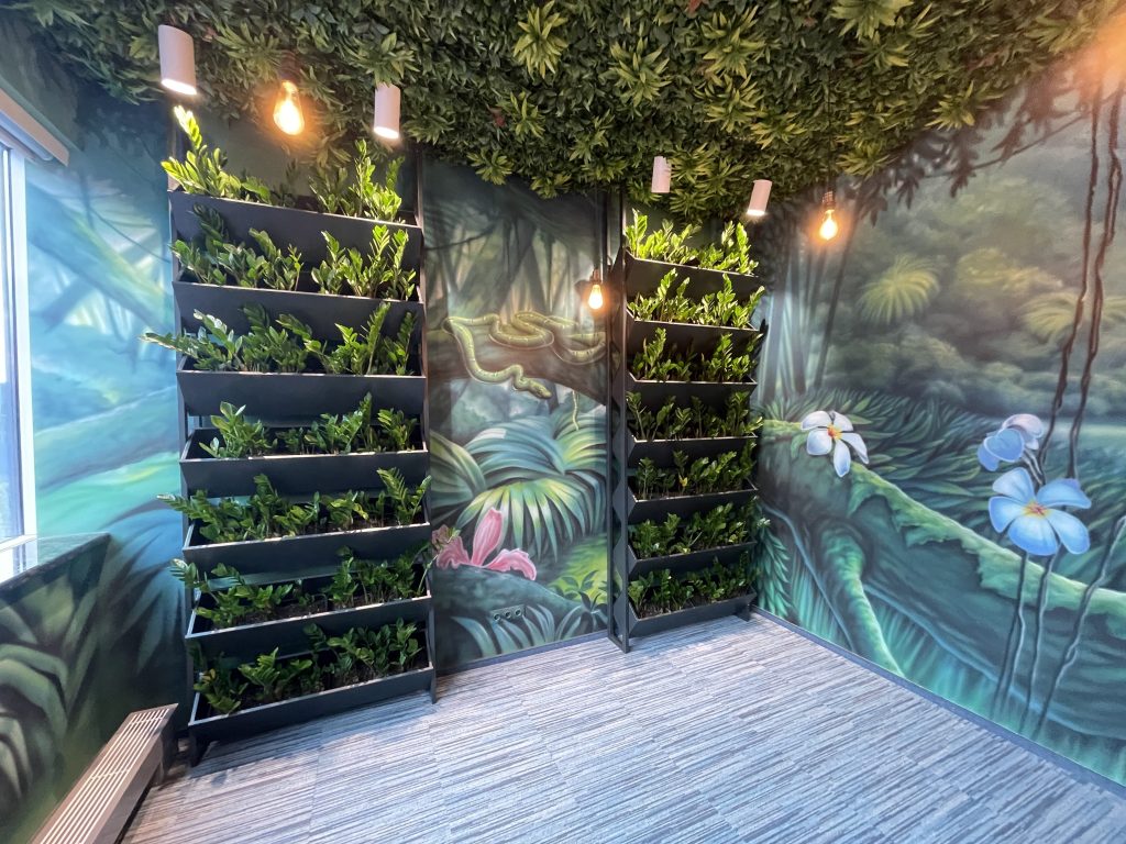 “Urban Jungle” Office Lounge Mural